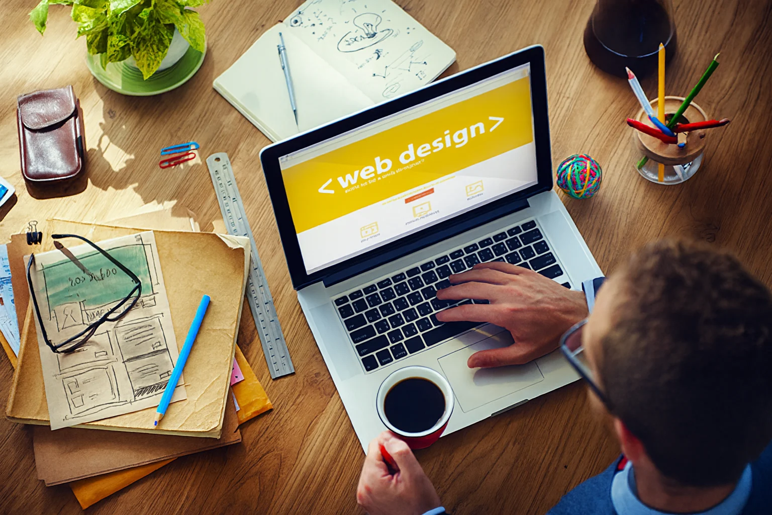 تصویری از طراحی سایت